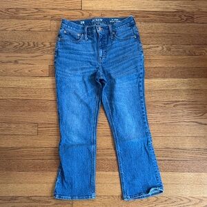 J. Crew Women's 9” Demi Boot Crop Jeans